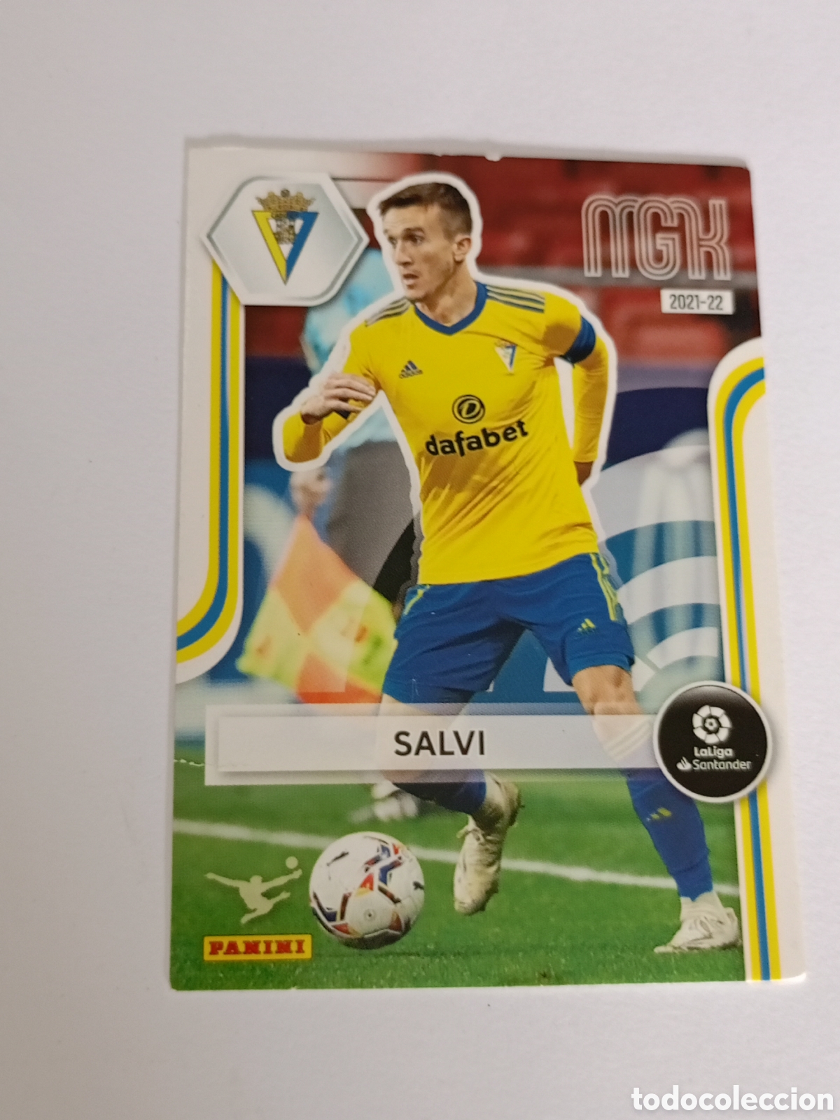 Figurine di Calcio: Cromo MGK 2021/2022 21 22 PANINI - CADIZ - SALVI 105