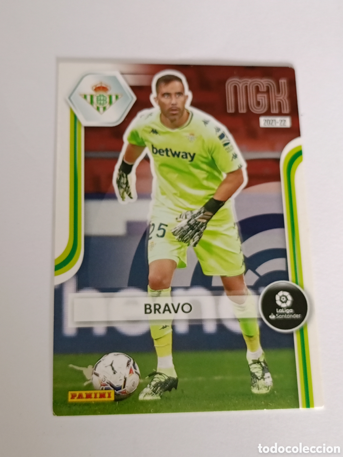 Cartes &agrave; collectionner de Football: BRAVO #74 REAL BETIS CROMO MGK MEGACRACKS LA LIGA 2021-22 PANINI 21/22