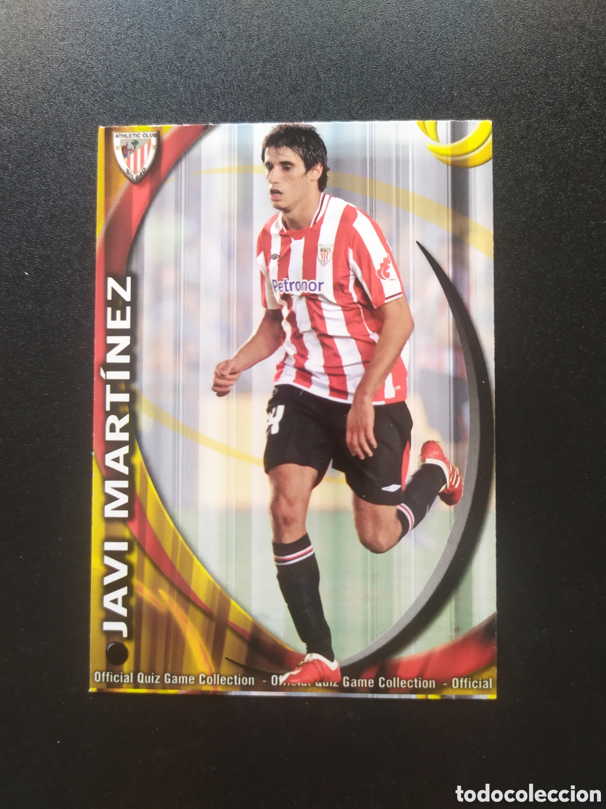 Figurine di Calcio: Mundicromo fichas liga 2010 2011 10 11 Javi Mart&iacute;nez n&deg; 205 Athletic Bilbao