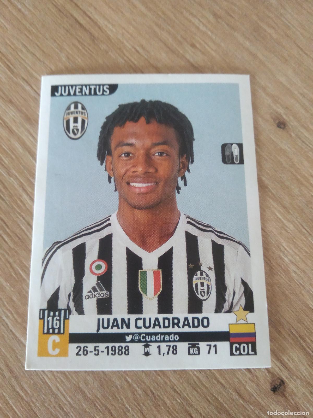 Figurine di Calcio: 317 JUAN CUADRADO JUVENTUS CROMO FUTBOL PANINI LIGA ITALIA 15-16 CALCIATORI 2015-2016