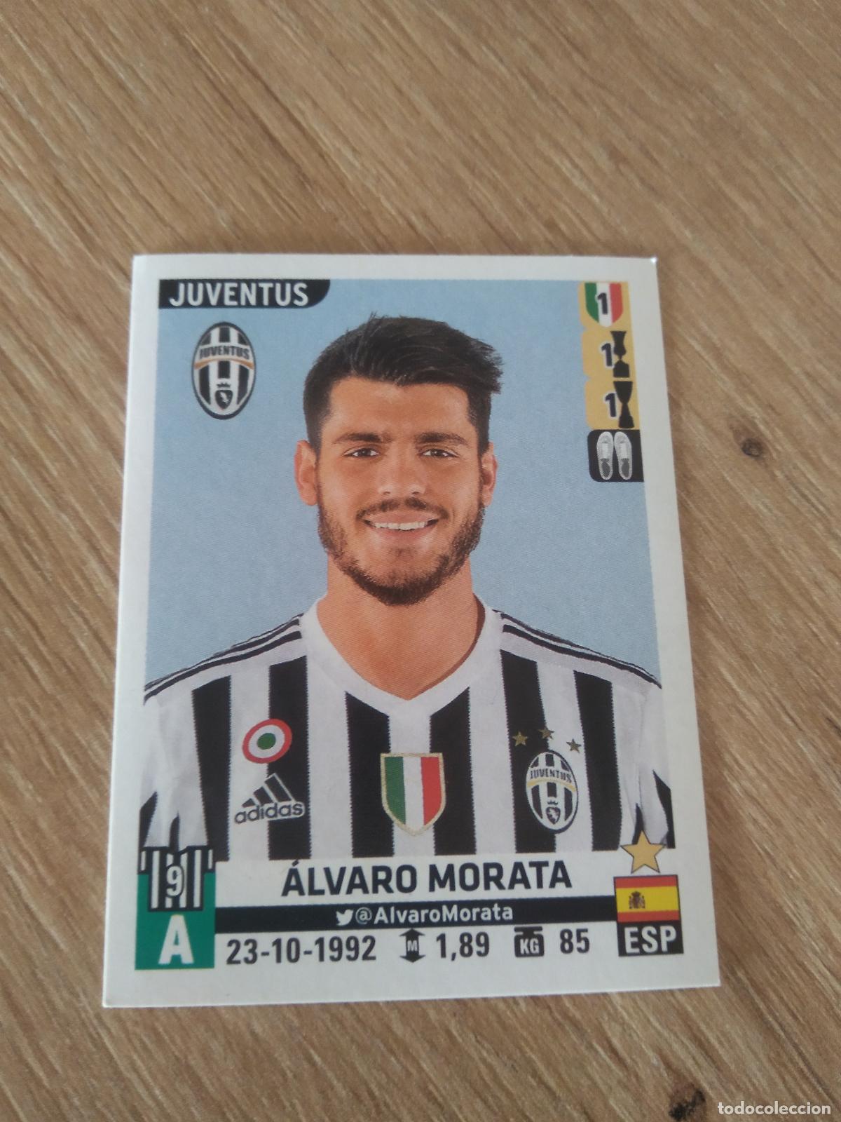 Figurine di Calcio: 319 MORATA JUVENTUS CROMO FUTBOL PANINI LIGA ITALIA 15-16 CALCIATORI 2015-2016