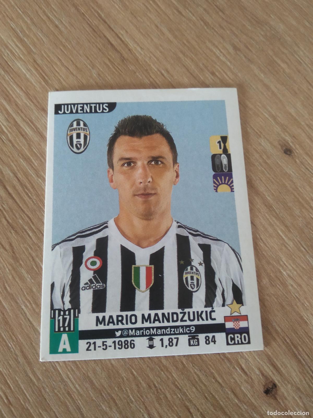 Figurine di Calcio: 321 MANDZUKIC JUVENTUS CROMO FUTBOL PANINI LIGA ITALIA 15-16 CALCIATORI 2015-2016