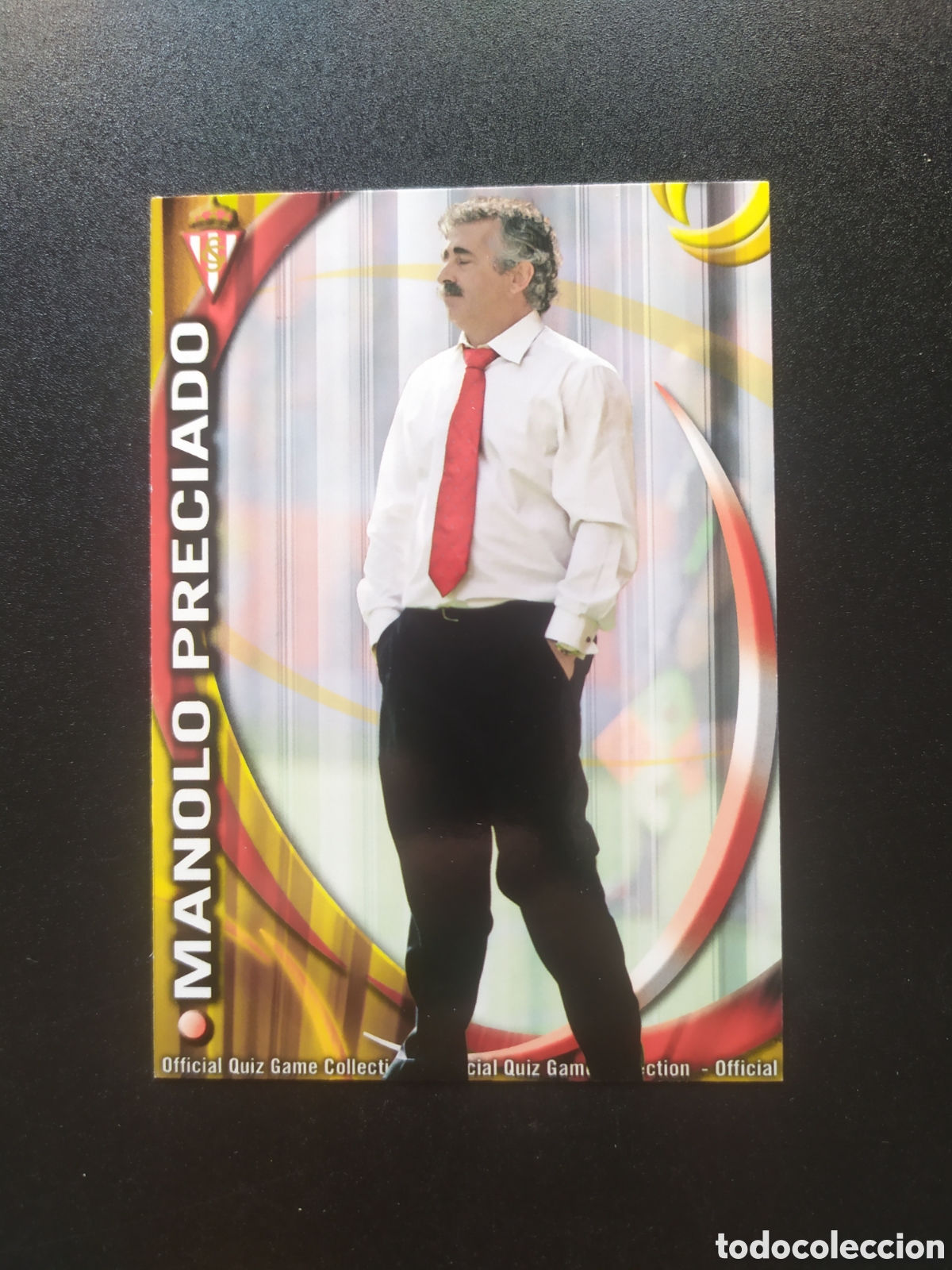 Figurine di Calcio: Mundicromo fichas Liga 2010 2011 10 11 Manolo Preciado n&deg; 381 Sporting Gij&oacute;n