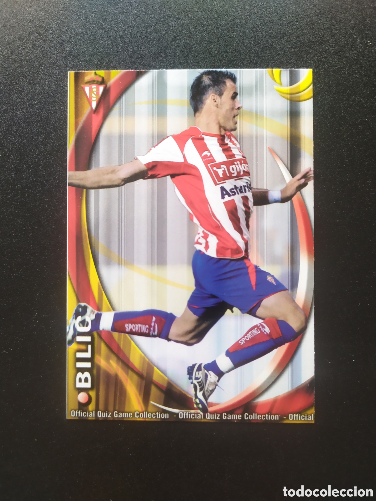 Figurine di Calcio: Mundicromo fichas Liga 2010 2011 10 11 Bilic n&deg; 399 Sporting Gij&oacute;n