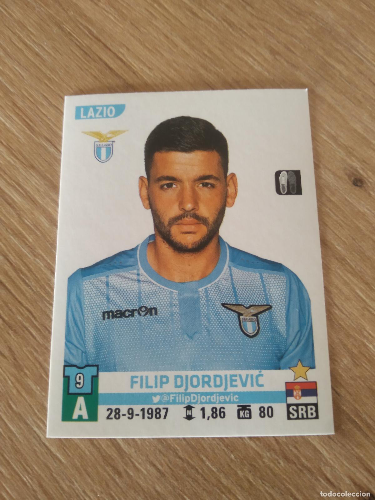 Cromos de F&uacute;tbol: 349 FILIP DJORDJEVIC LAZIO CROMO FUTBOL PANINI LIGA ITALIA 15-16 CALCIATORI 2015-2016