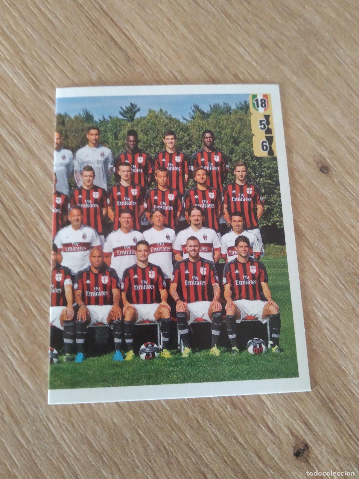 Cromos de F&uacute;tbol: 357 EQUIPO PLANTILLA AC MILAN CROMO FUTBOL PANINI LIGA ITALIA 15-16 CALCIATORI 2015-2016