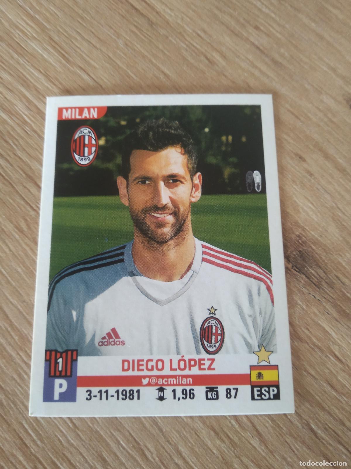 Cromos de F&uacute;tbol: 358 DIEGO LOPEZ AC MILAN CROMO FUTBOL PANINI LIGA ITALIA 15-16 CALCIATORI 2015-2016
