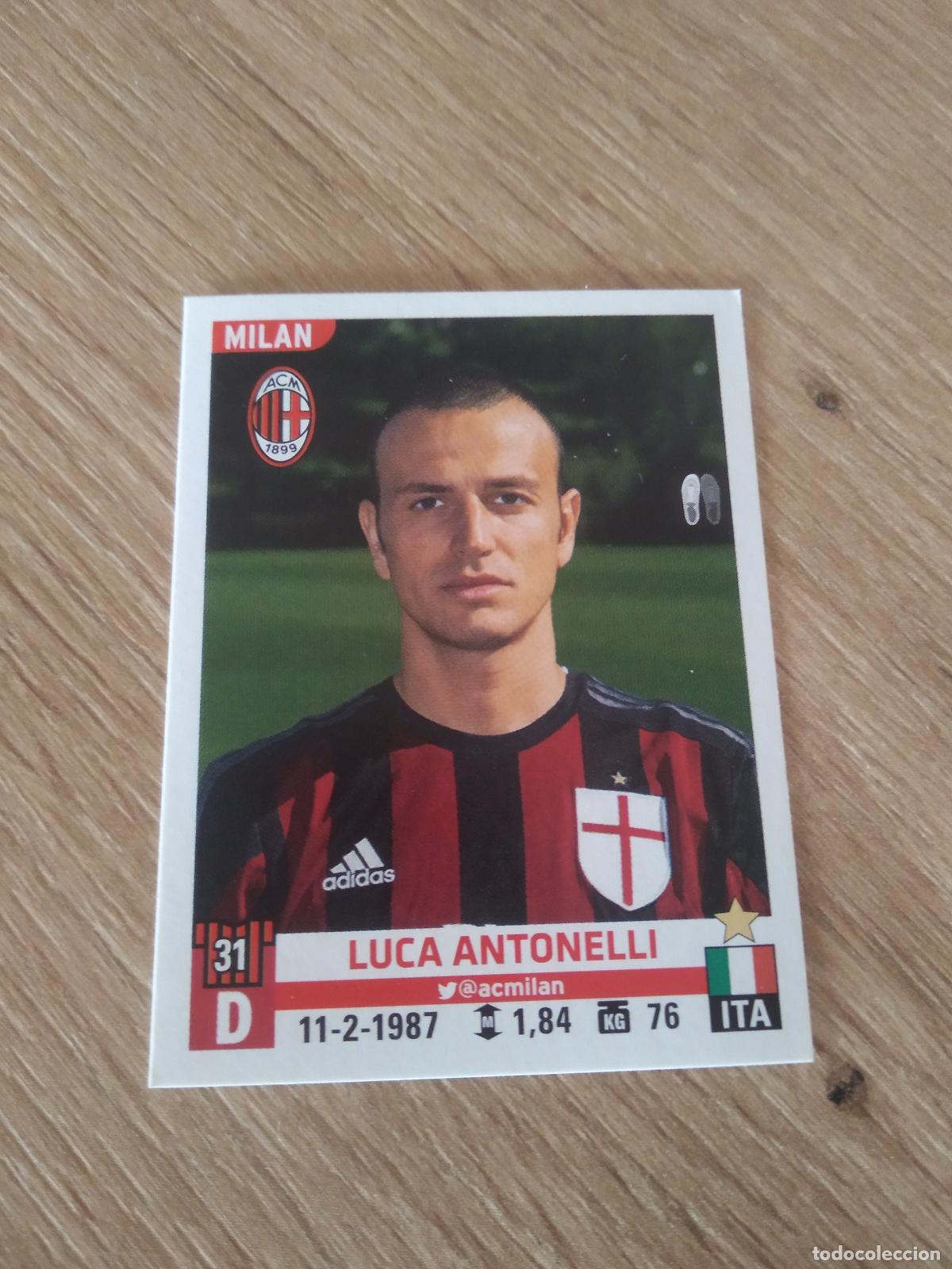 Cromos de F&uacute;tbol: 364 LUCA ANTONELLI AC MILAN CROMO FUTBOL PANINI LIGA ITALIA 15-16 CALCIATORI 2015-2016