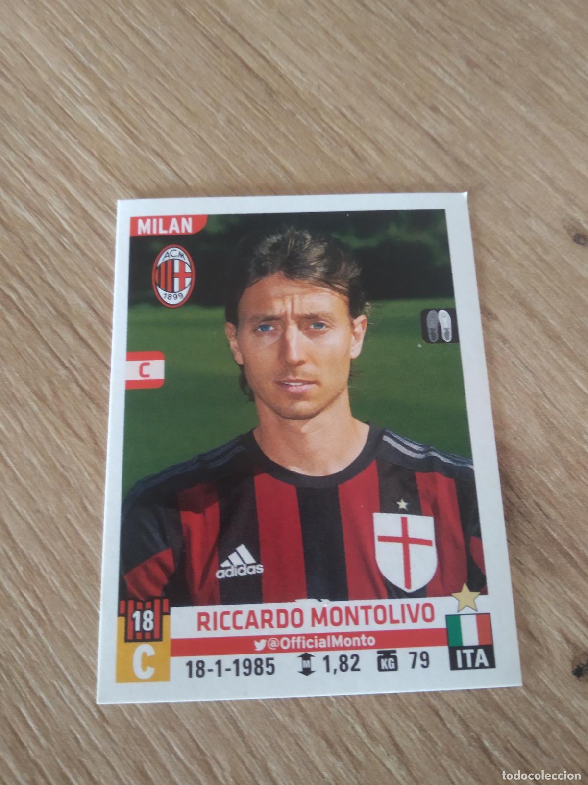 Cromos de F&uacute;tbol: 371 MONTOLIVO AC MILAN CROMO FUTBOL PANINI LIGA ITALIA 15-16 CALCIATORI 2015-2016