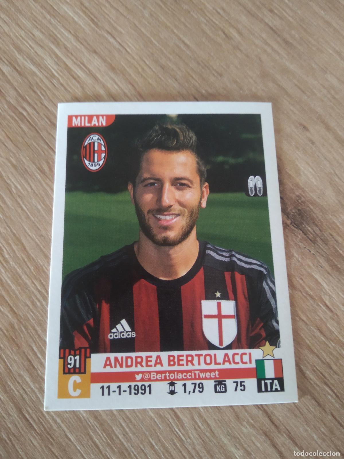 Cromos de F&uacute;tbol: 372 ANDREA BERTOLACCI AC MILAN CROMO FUTBOL PANINI LIGA ITALIA 15-16 CALCIATORI 2015-2016