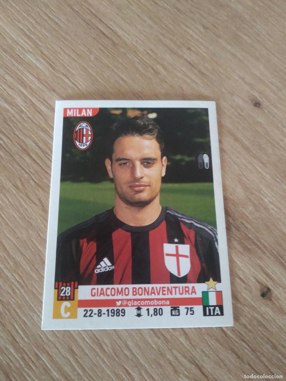 Cromos de F&uacute;tbol: 373 BONAVENTURA AC MILAN CROMO FUTBOL PANINI LIGA ITALIA 15-16 CALCIATORI 2015-2016