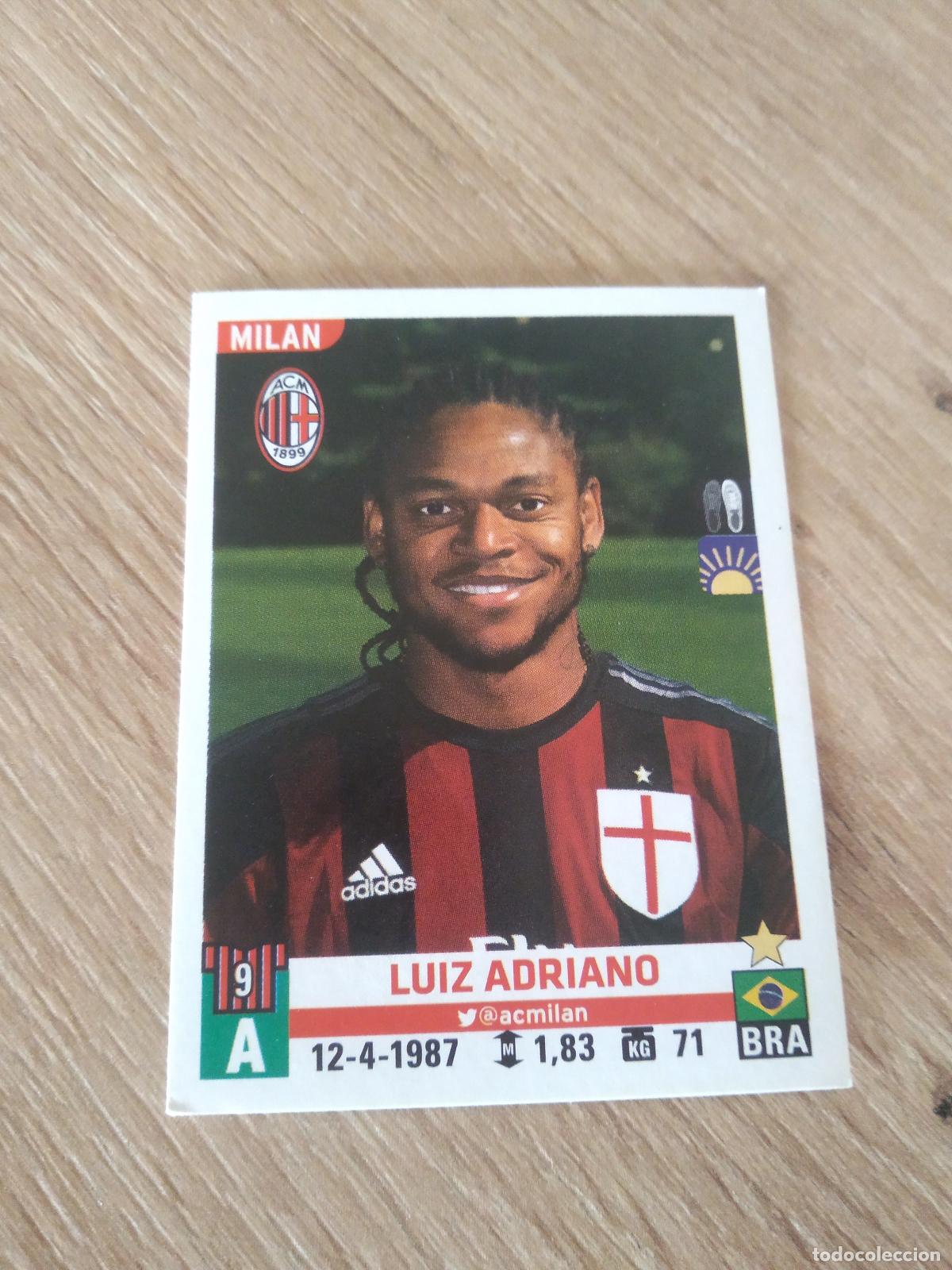 Cromos de F&uacute;tbol: 378 LUIZ ADRIANO AC MILAN CROMO FUTBOL PANINI LIGA ITALIA 15-16 CALCIATORI 2015-2016