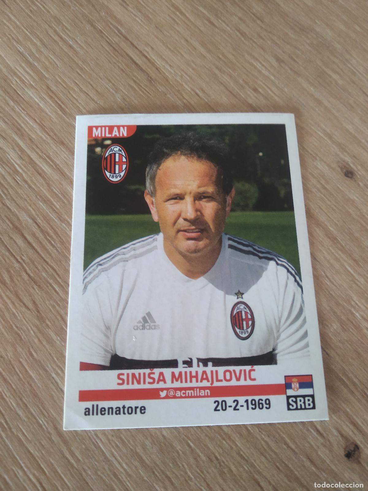 Cromos de F&uacute;tbol: 380 SINISA MIHAJLOVIC AC MILAN CROMO FUTBOL PANINI LIGA ITALIA 15-16 CALCIATORI 2015-2016