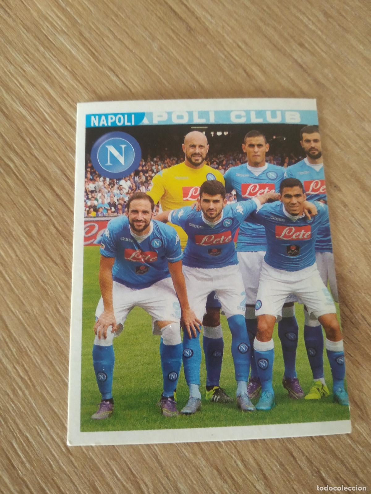 Cromos de F&uacute;tbol: 385 EQUIPO PLANTILLA NAPOLES NAPOLI CROMO FUTBOL PANINI LIGA ITALIA 15-16 CALCIATORI 2015-2016