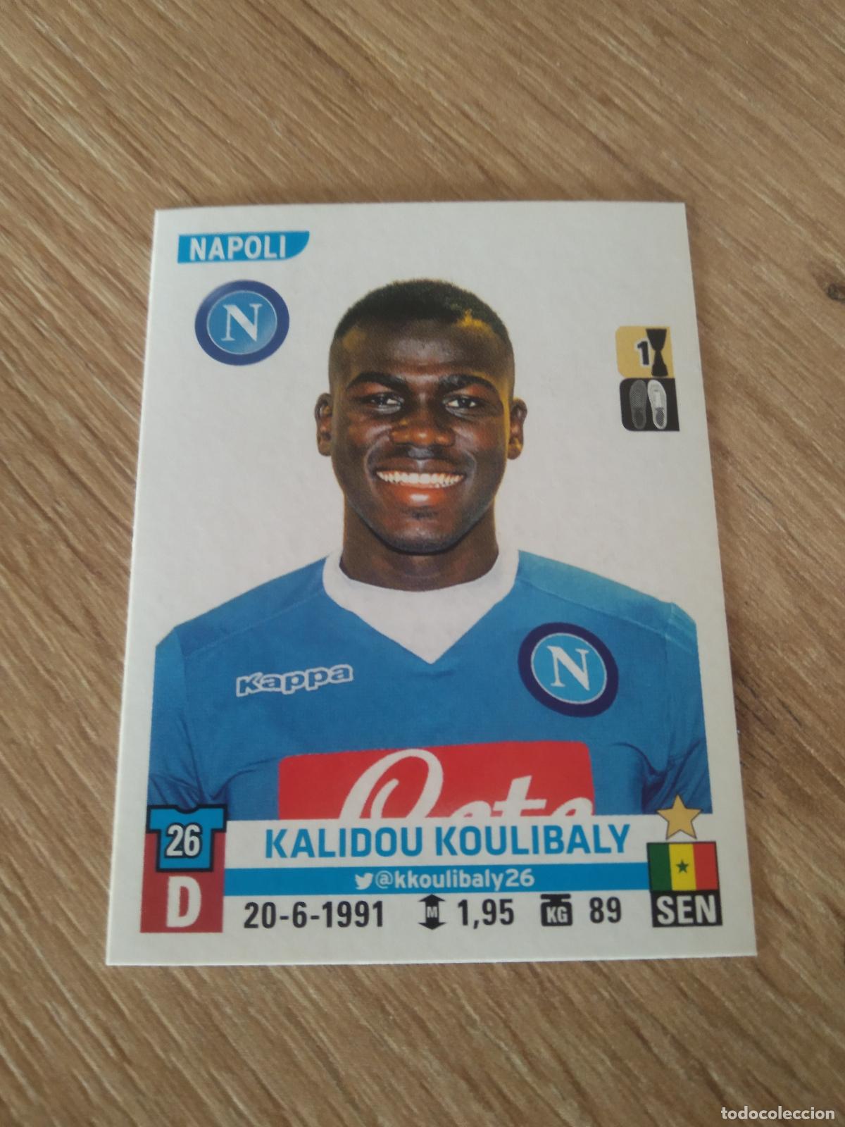 Figurine di Calcio: 390 KALIDOU KOULIBALY NAPOLES NAPOLI CROMO FUTBOL PANINI LIGA ITALIA 15-16 CALCIATORI 2015-2016