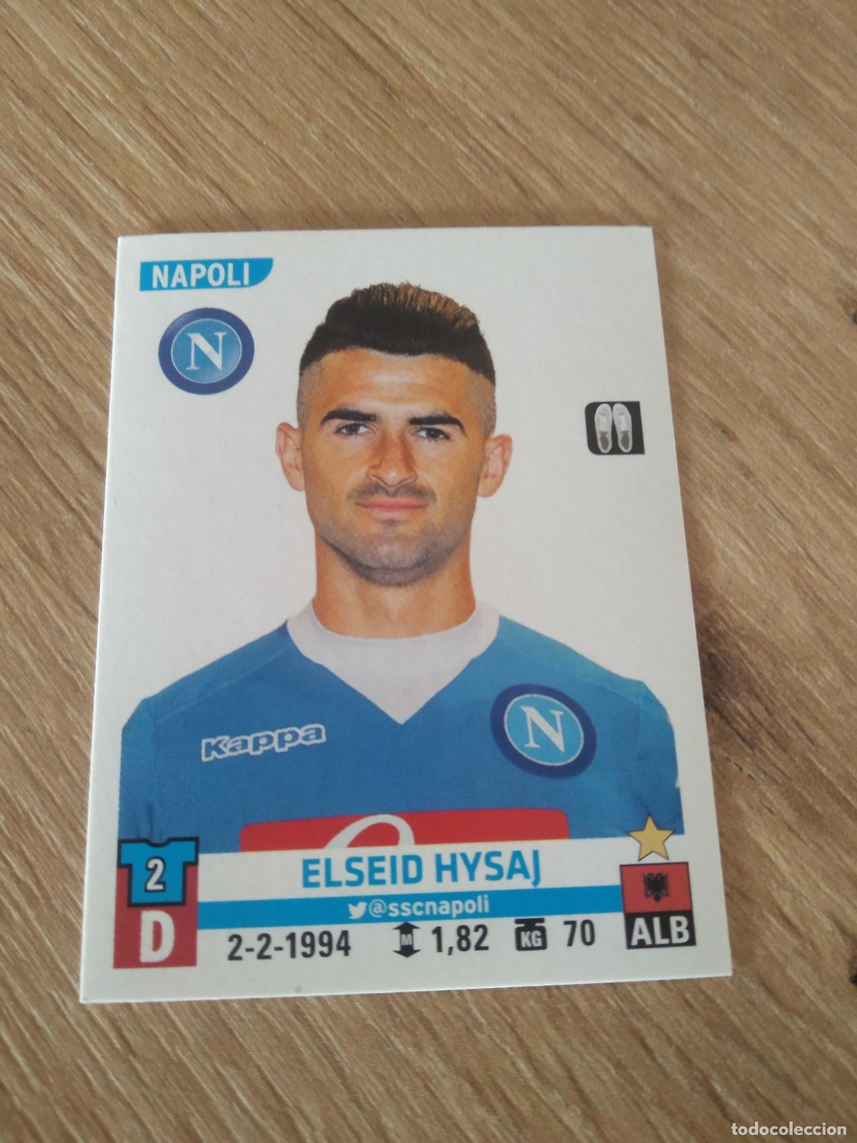 Figurine di Calcio: 392 ELSEID HYSAJ NAPOLES NAPOLI CROMO FUTBOL PANINI LIGA ITALIA 15-16 CALCIATORI 2015-2016