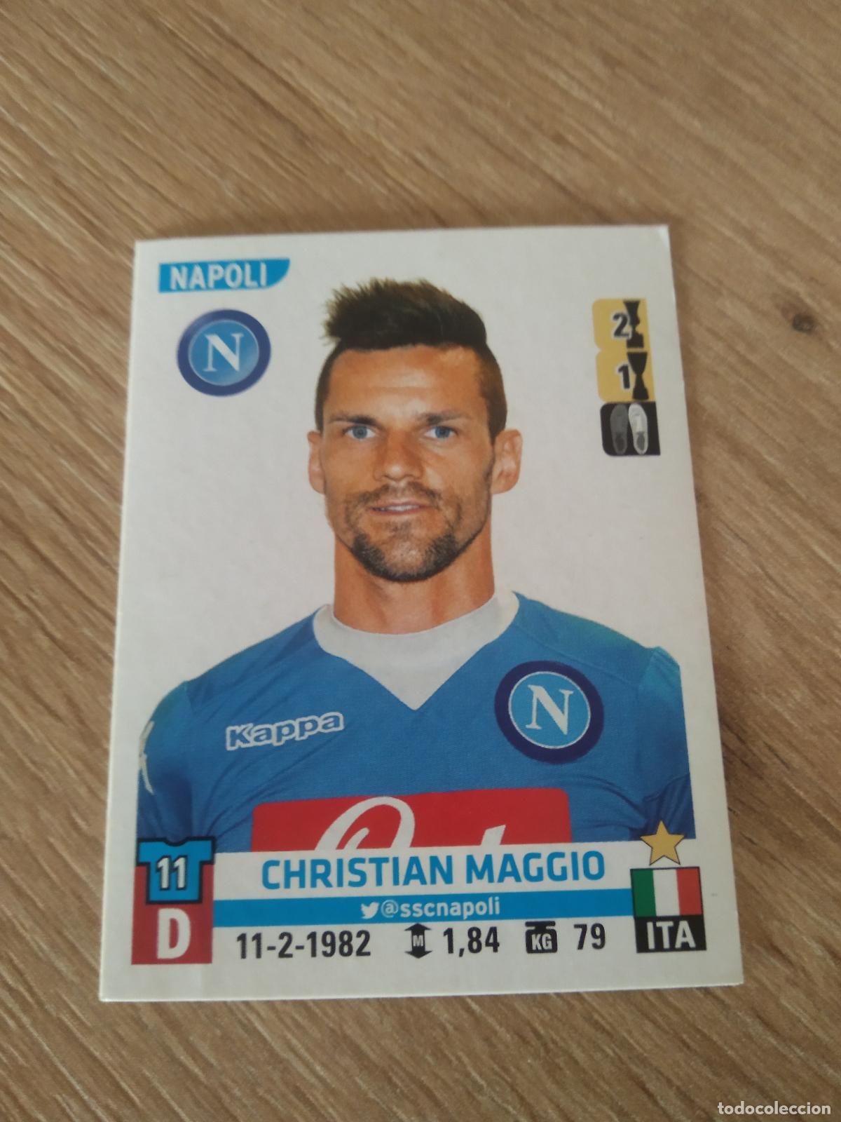 Figurine di Calcio: 394 CHRISTIAN MAGGIO NAPOLES NAPOLI CROMO FUTBOL PANINI LIGA ITALIA 15-16 CALCIATORI 2015-2016