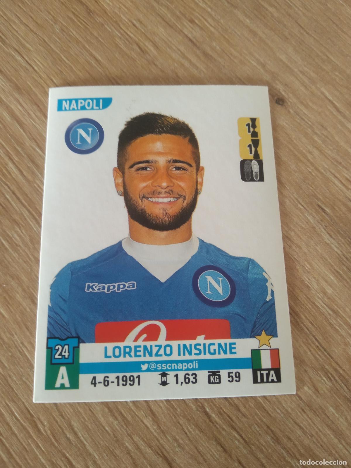 Cromos de F&uacute;tbol: 404 INSIGNE NAPOLES NAPOLI CROMO FUTBOL PANINI LIGA ITALIA 15-16 CALCIATORI 2015-2016