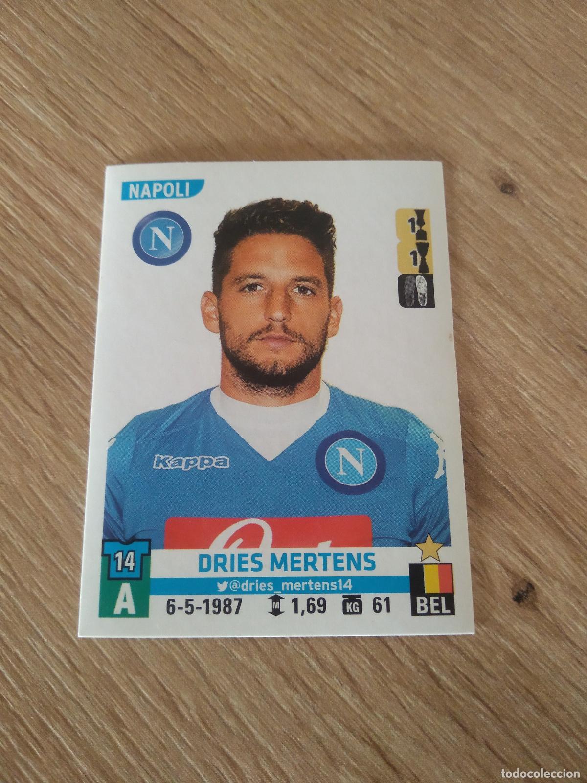 Cromos de F&uacute;tbol: 405 DRIES MERTENS NAPOLES NAPOLI CROMO FUTBOL PANINI LIGA ITALIA 15-16 CALCIATORI 2015-2016