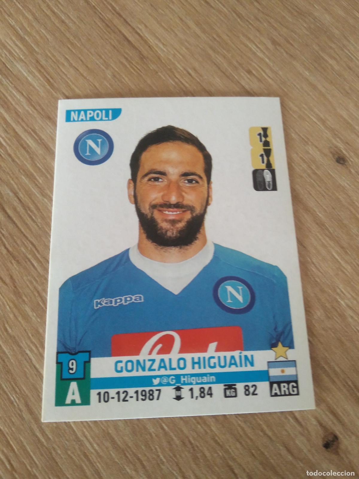 Figurine di Calcio: 408 HIGUAIN NAPOLES NAPOLI CROMO FUTBOL PANINI LIGA ITALIA 15-16 CALCIATORI 2015-2016