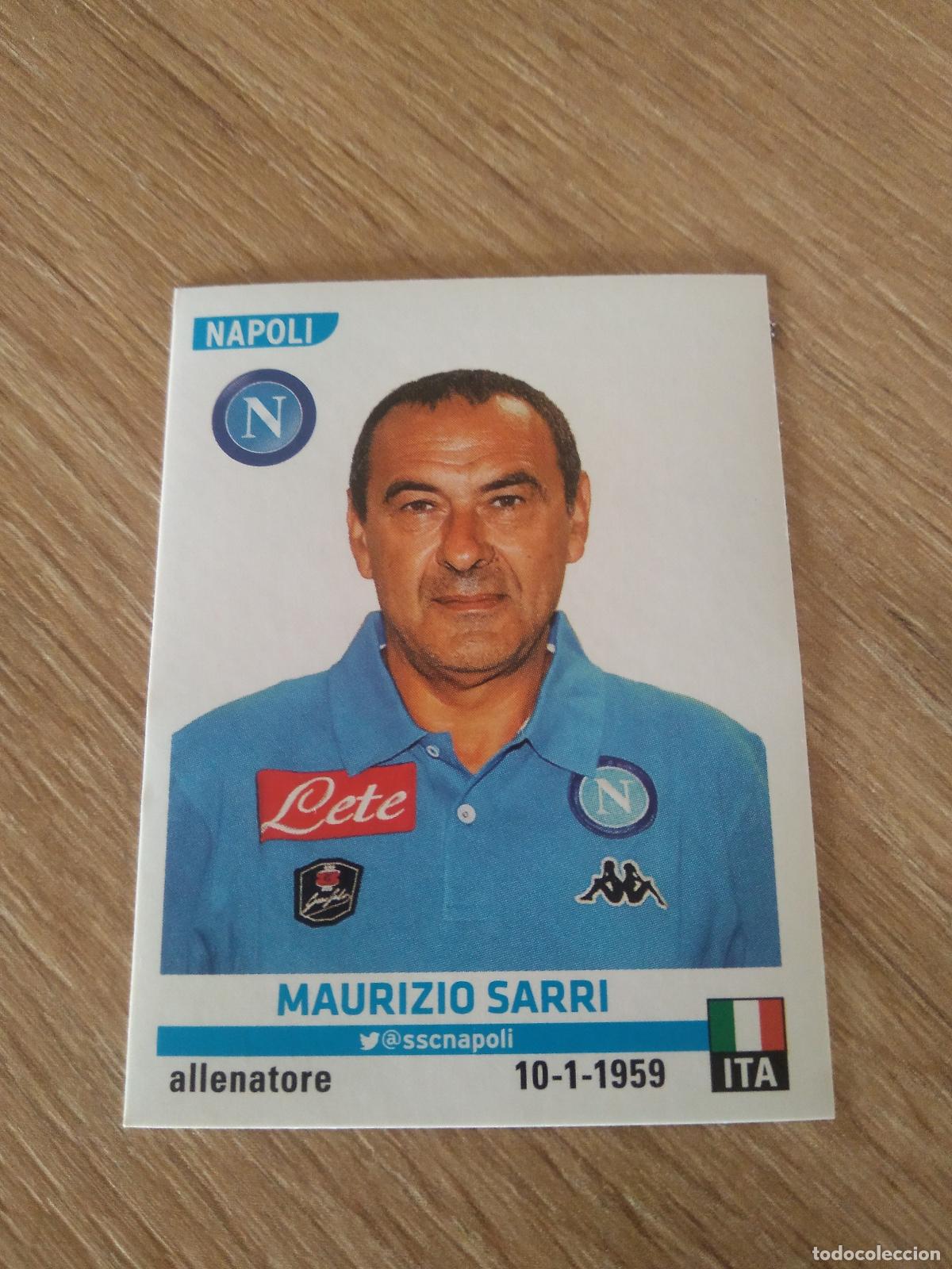 Figurine di Calcio: 409 MAURIZIO SARRI NAPOLES NAPOLI CROMO FUTBOL PANINI LIGA ITALIA 15-16 CALCIATORI 2015-2016