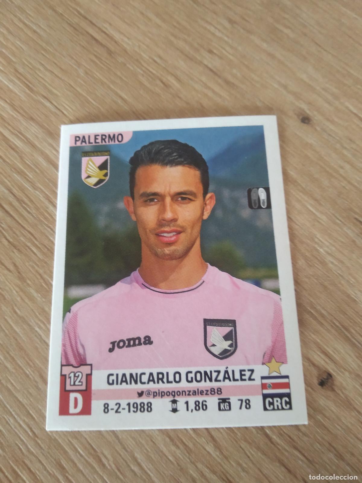 Cromos de f&uacute;tbol: 418 GIANCARLO GONZALEZ PALERMO CROMO FUTBOL PANINI LIGA ITALIA 15-16 CALCIATORI 2015-2016