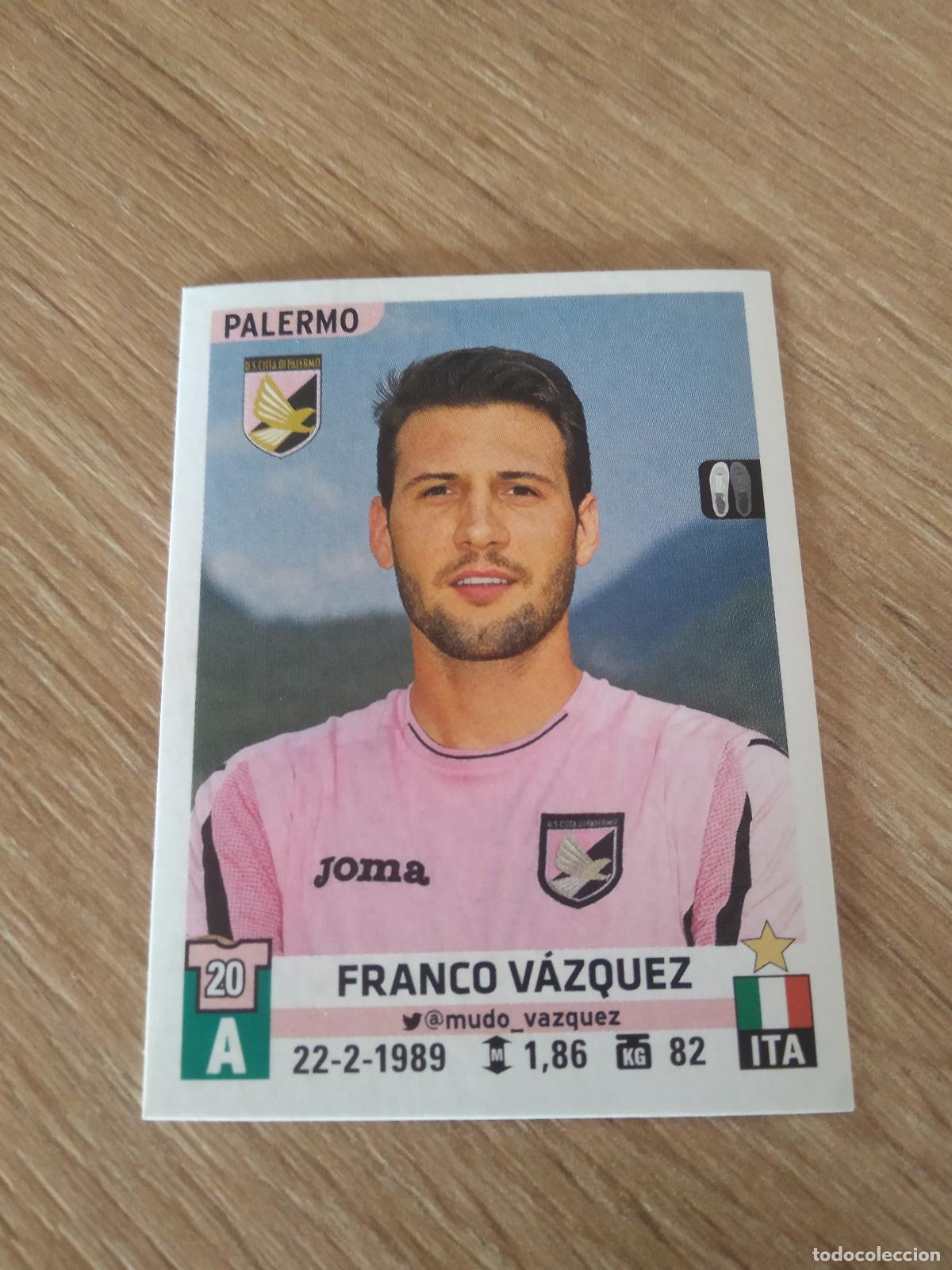 Cromos de Futebol: 435 FRANCO VAZQUEZ PALERMO CROMO FUTBOL PANINI LIGA ITALIA 15-16 CALCIATORI 2015-2016