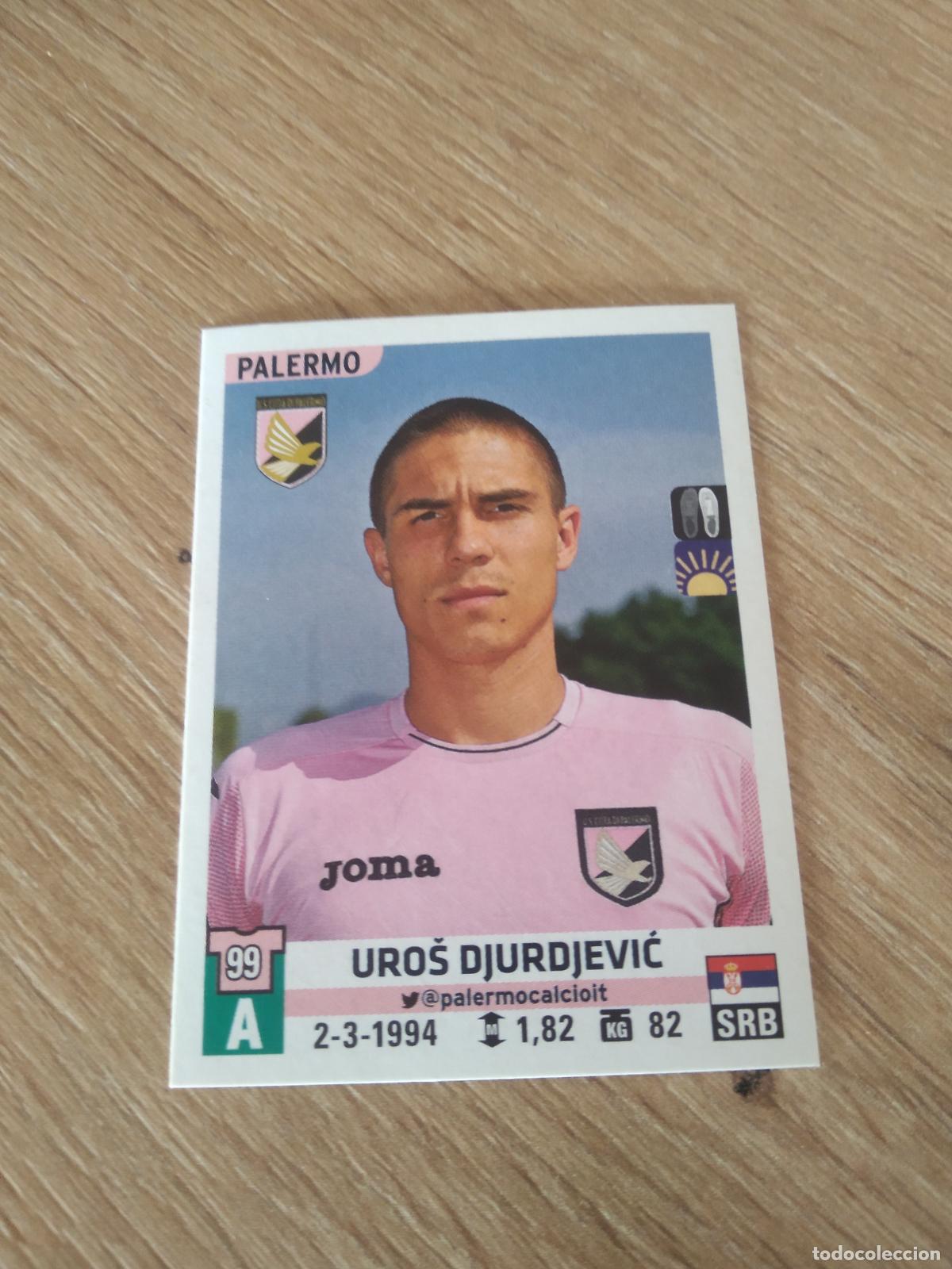 Cromos de Futebol: 437 UROS DJURDJEVIC PALERMO CROMO FUTBOL PANINI LIGA ITALIA 15-16 CALCIATORI 2015-2016