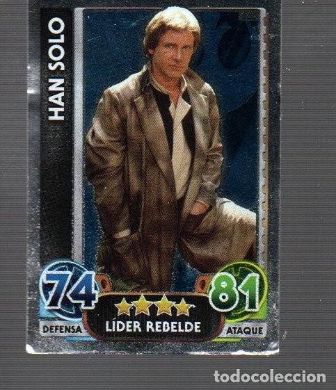 Cromos de Futebol: CROMO DE STAR WARS TOPPS FORCE ATTAX HAN SOLO N&ordm; 163