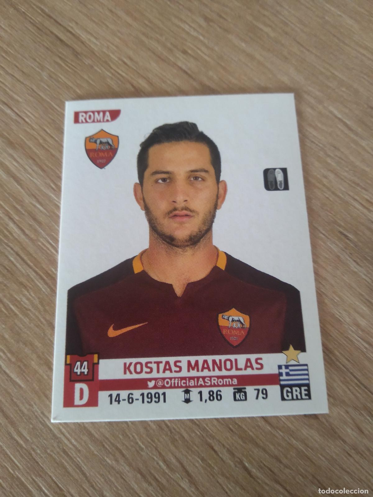 Cromos de Futebol: 447 KOSTAS MANOLAS ROMA CROMO FUTBOL PANINI LIGA ITALIA 15-16 CALCIATORI 2015-2016