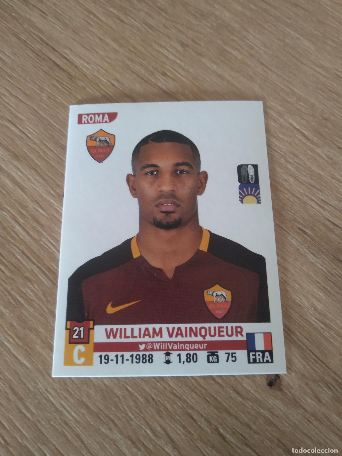 Cromos de F&uacute;tbol: 458 WILLIAM VAINQUEUR ROMA CROMO FUTBOL PANINI LIGA ITALIA 15-16 CALCIATORI 2015-2016