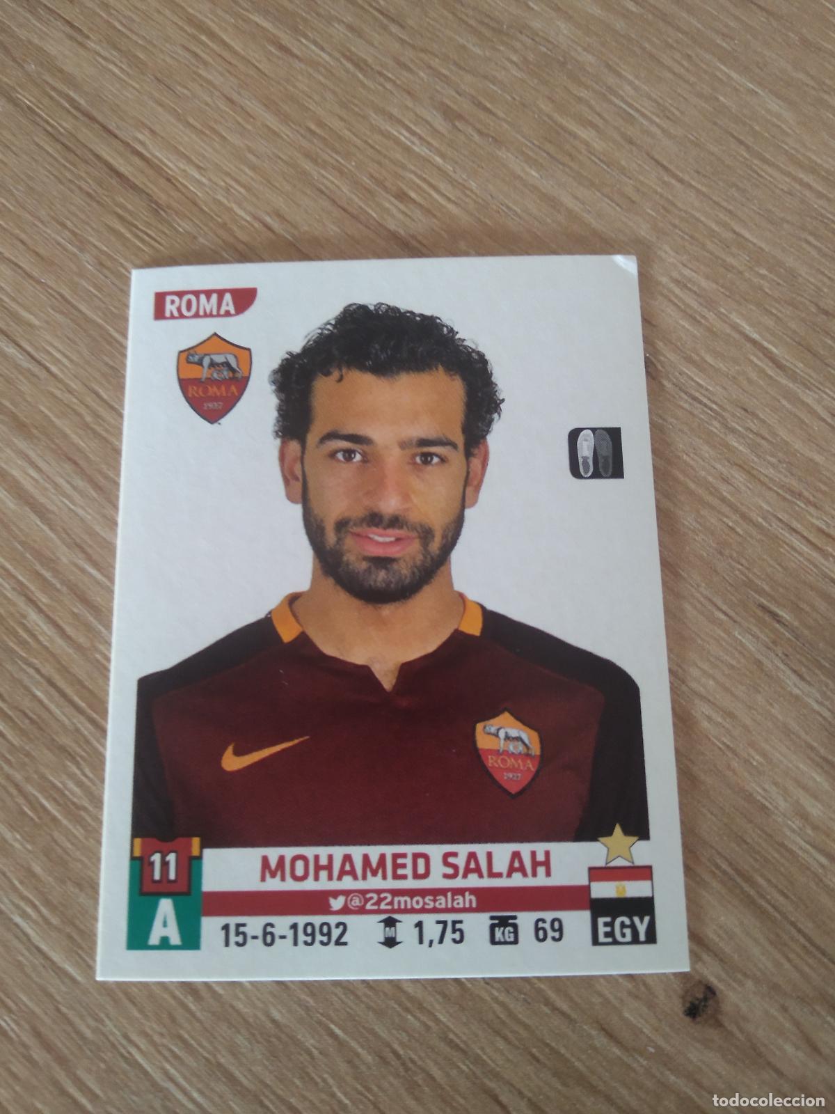 Cromos de F&uacute;tbol: 464 MOHAMED SALAH ROMA CROMO FUTBOL PANINI LIGA ITALIA 15-16 CALCIATORI 2015-2016