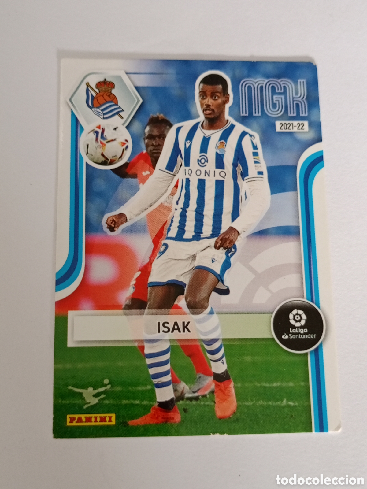 Cromos de F&uacute;tbol: ISAK #304 REAL SOCIEDAD CROMO MGK MEGACRACKS LA LIGA 2021-22 PANINI 21/22