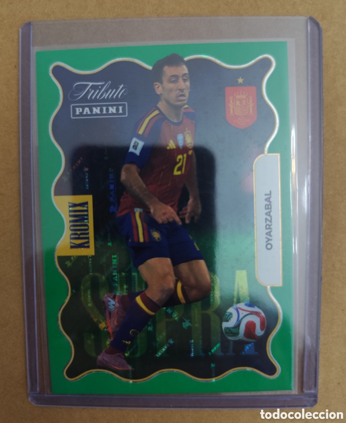 Cromos de F&uacute;tbol: KROMIX OYARZABAL SELECCI&Oacute;N ESPA&Ntilde;OLA 2000 2026 PANINI TRIBUTO