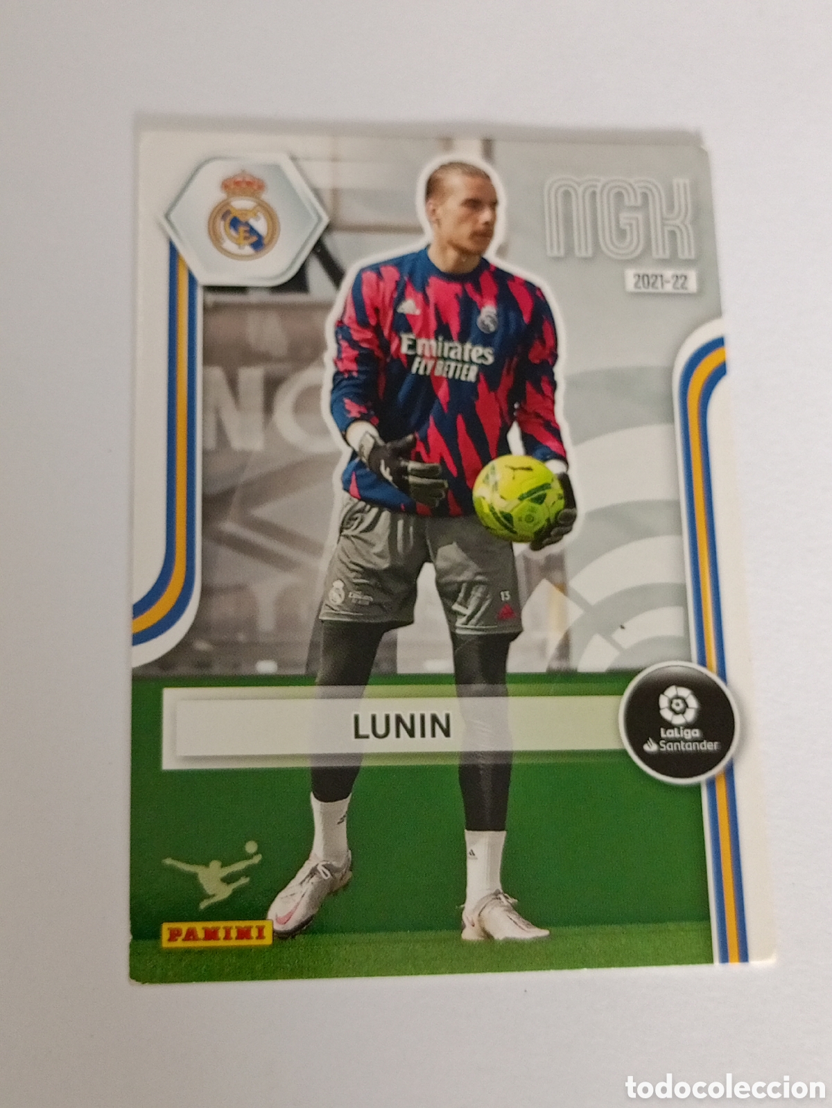 Cromos de F&uacute;tbol: Megacracks 21 22 2021 2022 Real Madrid #219 Andriy Lunin
