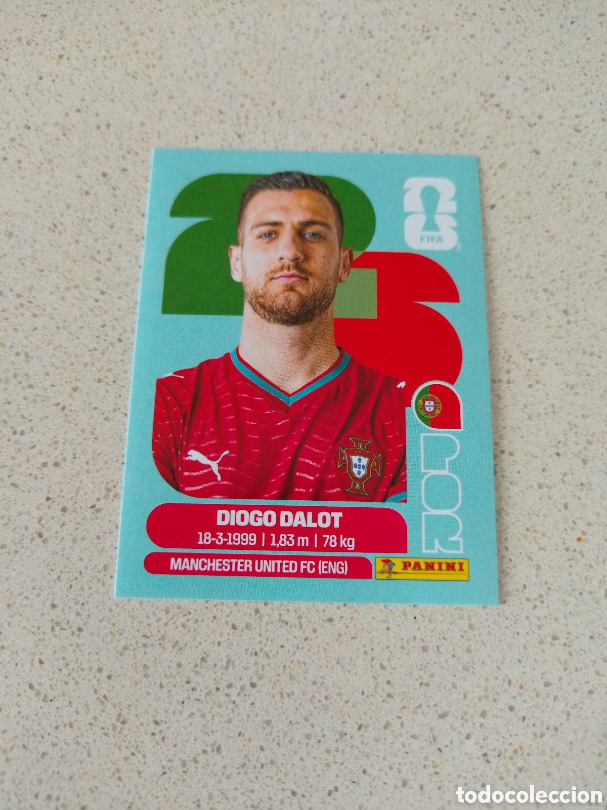 Cromos de F&uacute;tbol: CROMO NUMERO 6 DIOGO DALOT PORTUGAL. MUNDIAL 2026. PANINI.