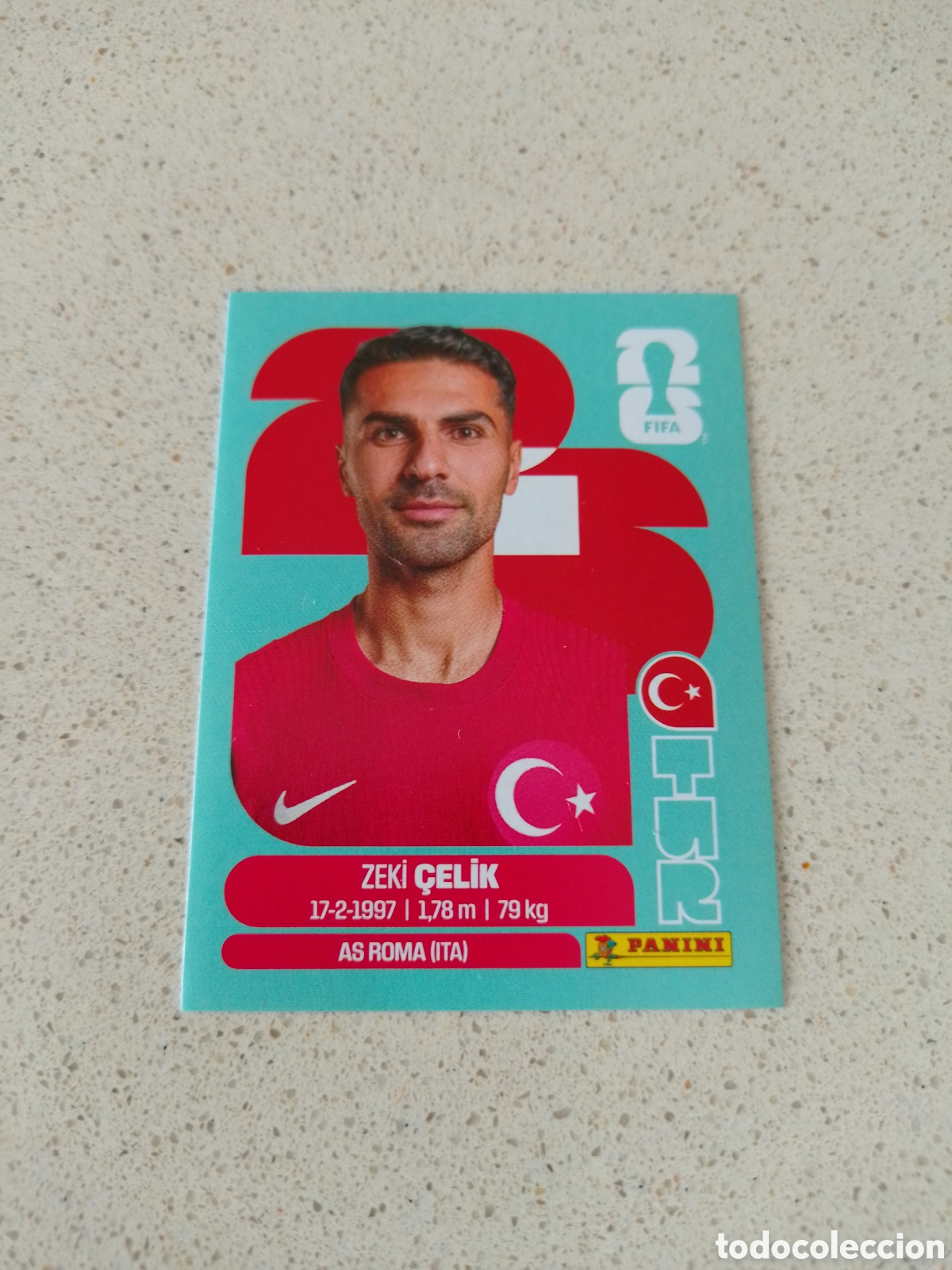 Cromos de F&uacute;tbol: CROMO NUMERO 4 &Ccedil;ELIK TURQUIA. MUNDIAL 2026. PANINI.