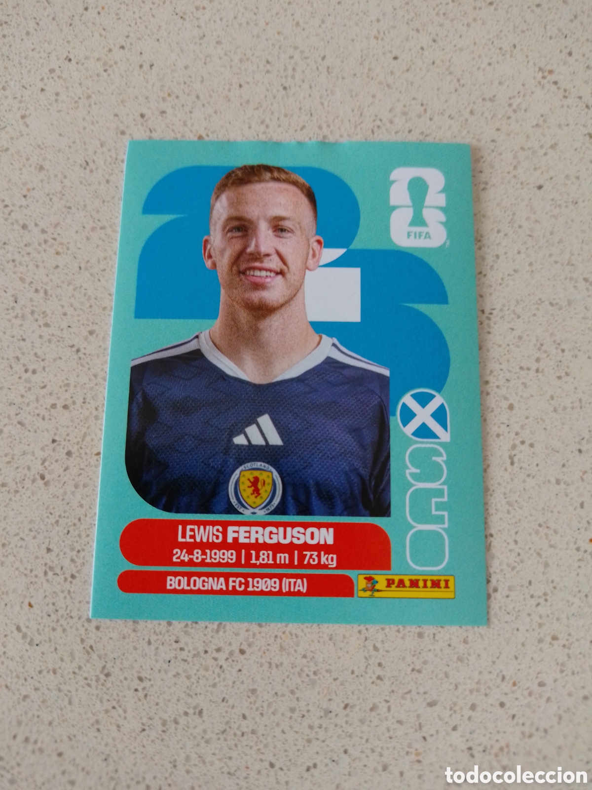 Cromos de F&uacute;tbol: CROMO NUMERO 14 FERGUSON ESCOCIA. MUNDIAL 2026. PANINI.