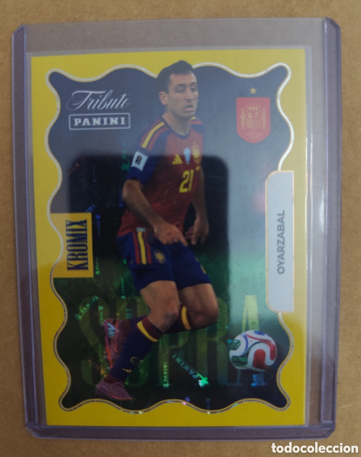 Cromos de F&uacute;tbol: KROMIX OYARZABAL SELECCI&Oacute;N ESPA&Ntilde;OLA 2000 2026 PANINI TRIBUTO