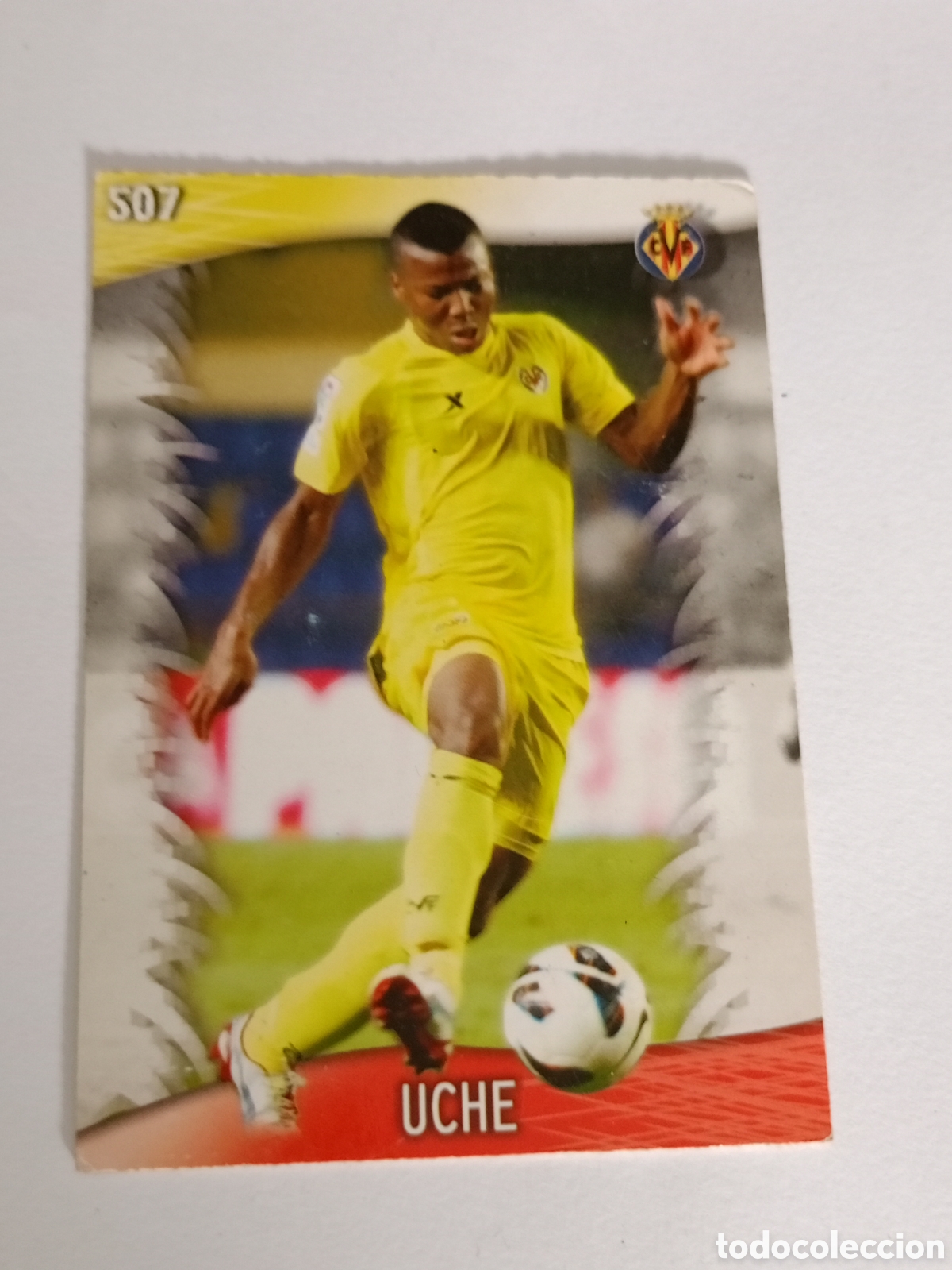 Cromos de F&uacute;tbol: F&Uacute;TBOL CROMO N&ordm; 507 UCHE VILLARREAL CF QUIZ GAME MUNDICROMO 2013 2014