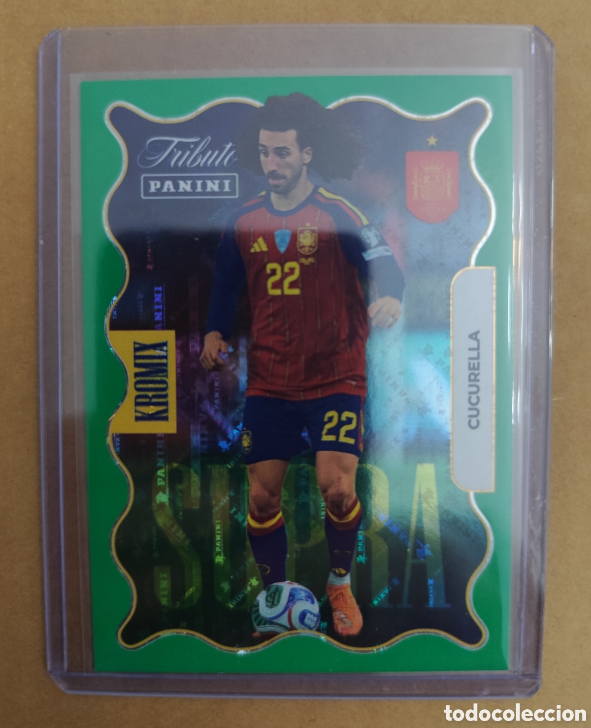 Cromos de F&uacute;tbol: KROMIX CUCURELLA SELECCI&Oacute;N ESPA&Ntilde;OLA 2000 2026 PANINI TRIBUTO