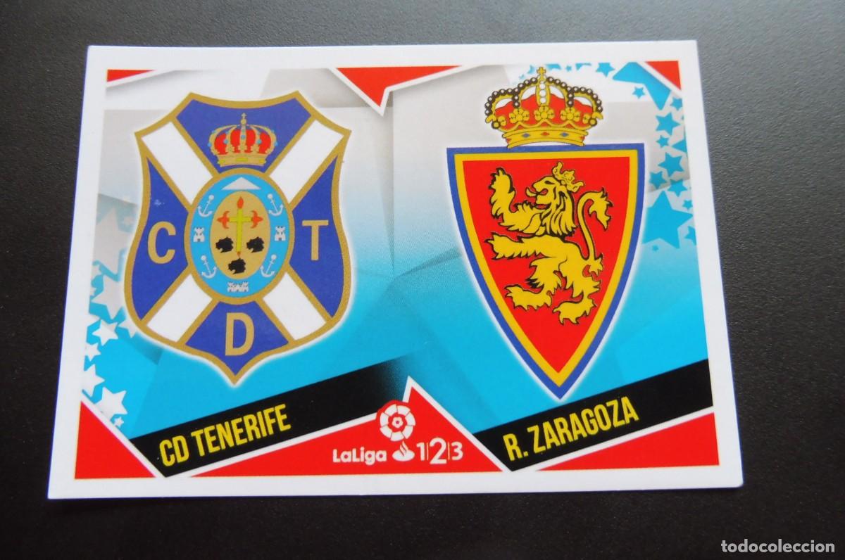 Cromos de F&uacute;tbol: CROMO PANINI - LIGA SANTANDER 2018/19 ESTE - ESCUDOS N&Uacute;M 11 - CD TENERIFE - R. ZARAGOZA