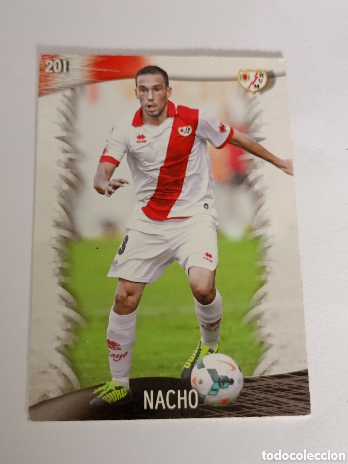 Cromos de F&uacute;tbol: Mundicromo 2013 - 2014 ( 13/14 ) Nacho 201, Rayo Vallecano