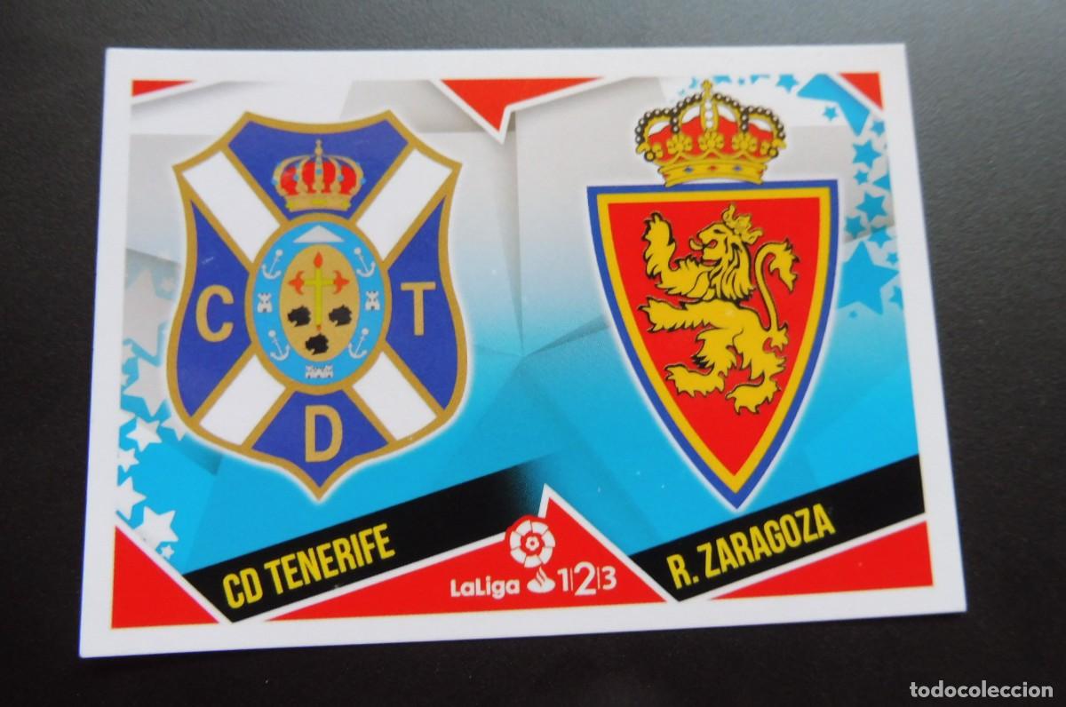 Cromos de F&uacute;tbol: CROMO PANINI - LIGA SANTANDER 2018/19 ESTE - ESCUDOS N&Uacute;M 11 - CD TENERIFE - R. ZARAGOZA