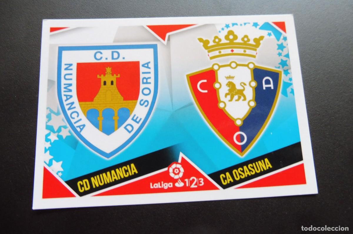 Cromos de F&uacute;tbol: CROMO PANINI - LIGA SANTANDER 2018/19 ESTE - ESCUDOS N&Uacute;M 8 - CD NUMANCIA - CA OSASUNA