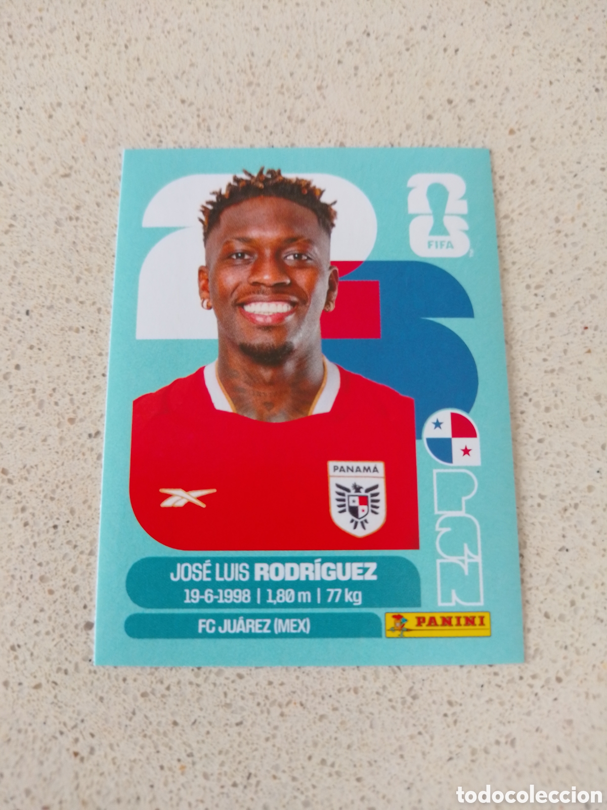Cromos de F&uacute;tbol: CROMO NUMERO 19 RODRIGUEZ PANAMA. MUNDIAL 2026. PANINI.