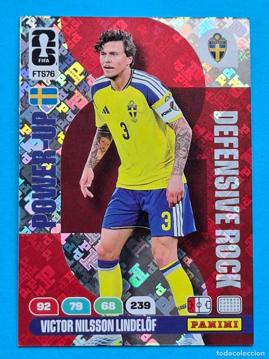 Cromos de F&uacute;tbol: UPDATE Defensive Rock #FTS76 LINDEL&Ouml;F (Sweden) - PANINI Adrenalyn XL FIFA World CUP 2026