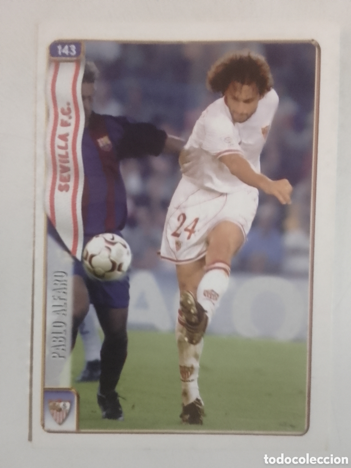 Cromos de F&uacute;tbol: Mundicromo 2005 n&deg; 143 Pablo Alfaro &bull; Sevilla.