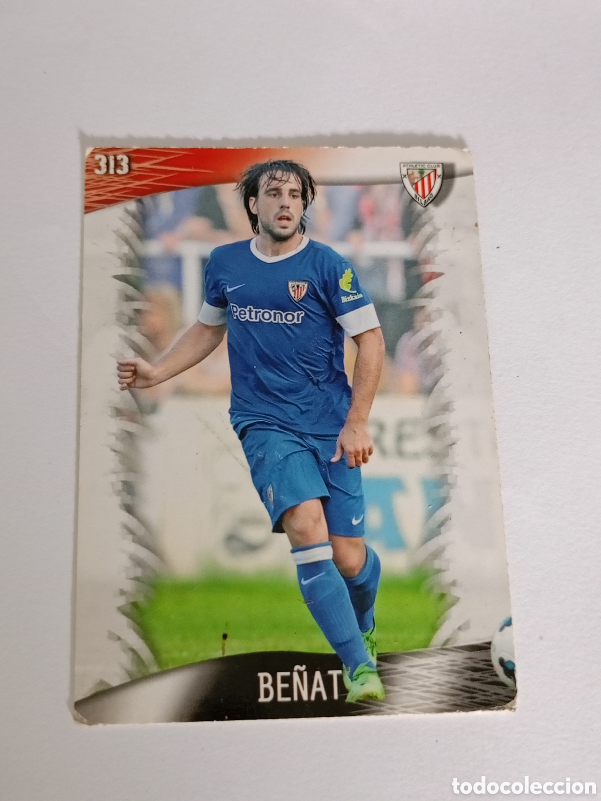 Cromos de F&uacute;tbol: N&ordm; 313 BE&Ntilde;AT, ATHLETIC CLUB, FICHAS QUIZ GAME 2013 2014, MUNDICROMO