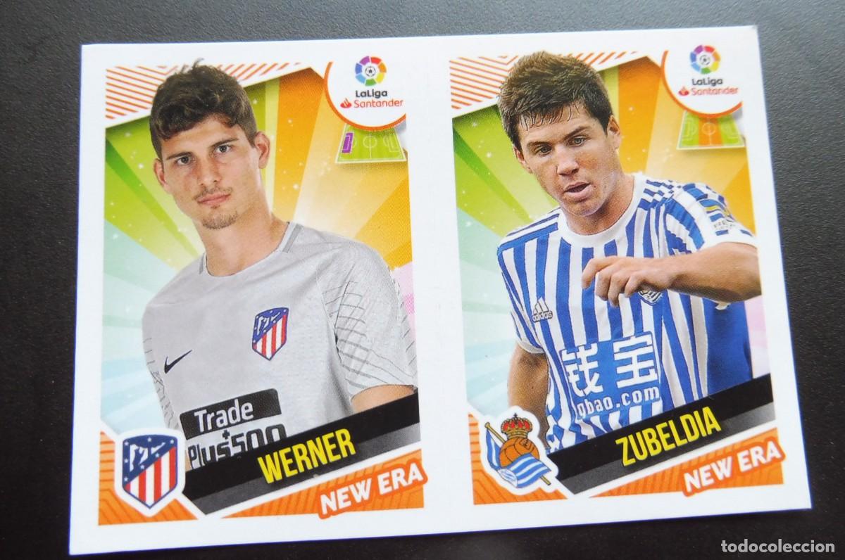 Cromos de F&uacute;tbol: CROMO PANINI - LIGA SANTANDER 2018/19 ESTE - NEW ERA N&Uacute;M 16 - ZUBELDIA - WERNER